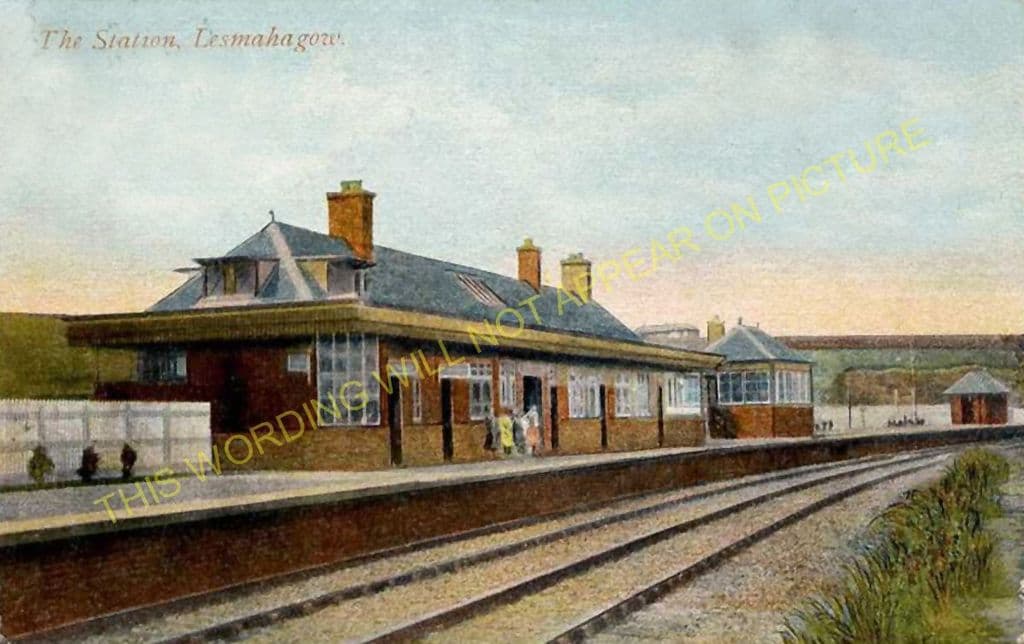 Lesmahagow Railway Station Photo Douglas Caledonian Railway Blackwood 5
